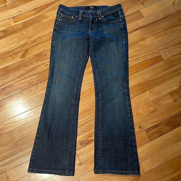 KASIL BY DAVID LIM GWEN BOOTCUT JEANS IN ATLANTIC. SIZE 27 - Picture 3 of 10